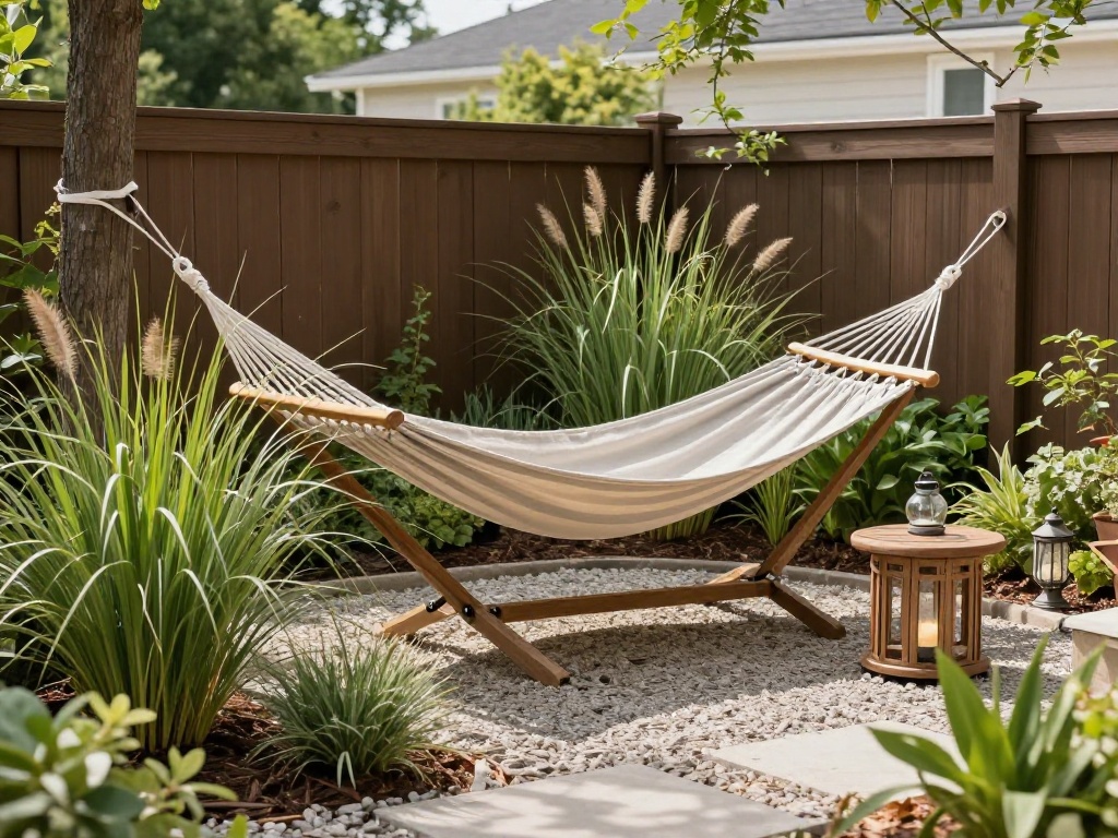 Hammock Corner With Natural Planting