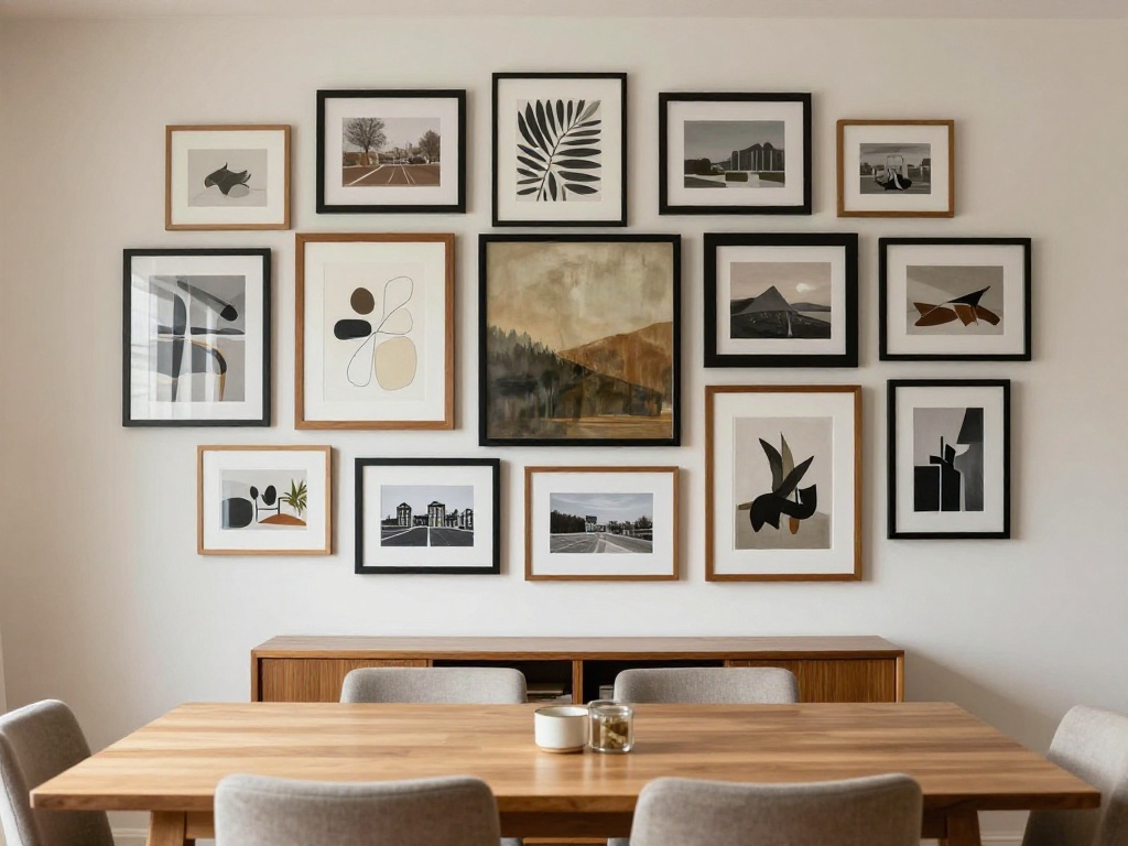 Pinterest-Inspired Dining Room With A Gallery Wall