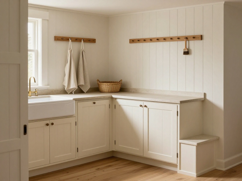 Beadboard Walls for a Cottage Farmhouse Kitchen