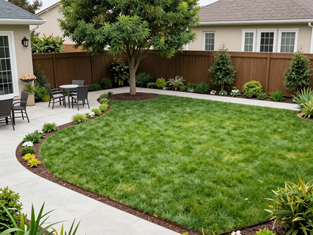 Multiuse Lawn With Defined Outdoor Zones