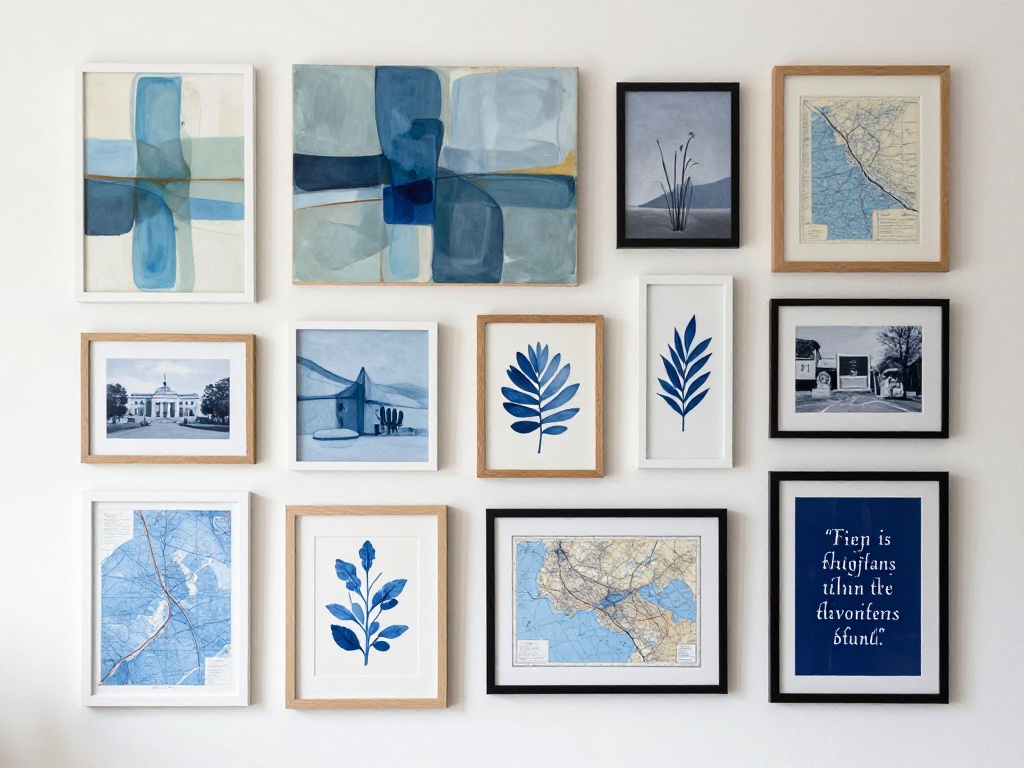 Single Color Family Across Diverse Art