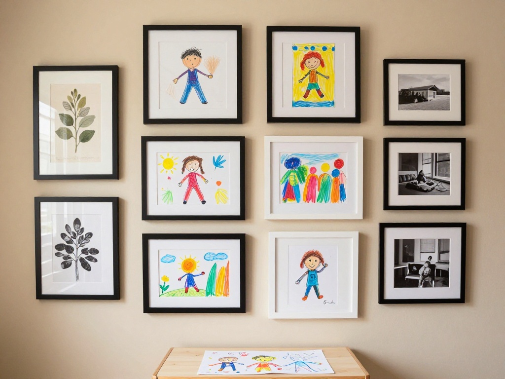 Children's Art Elevated To Gallery Status