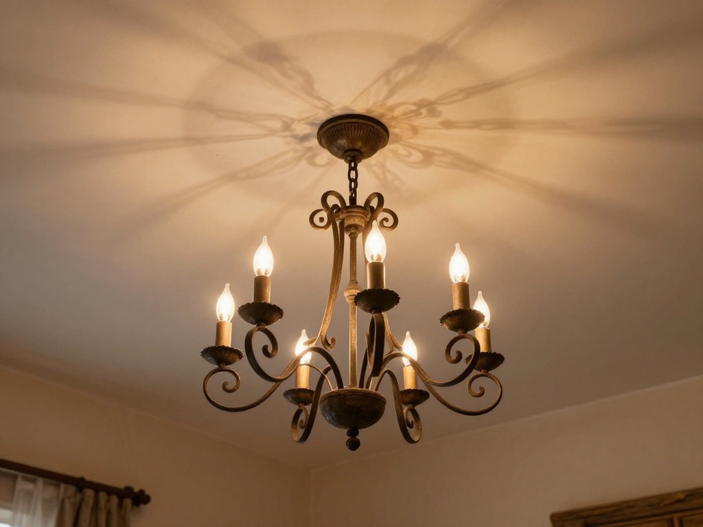 Wrought Iron Chandelier
