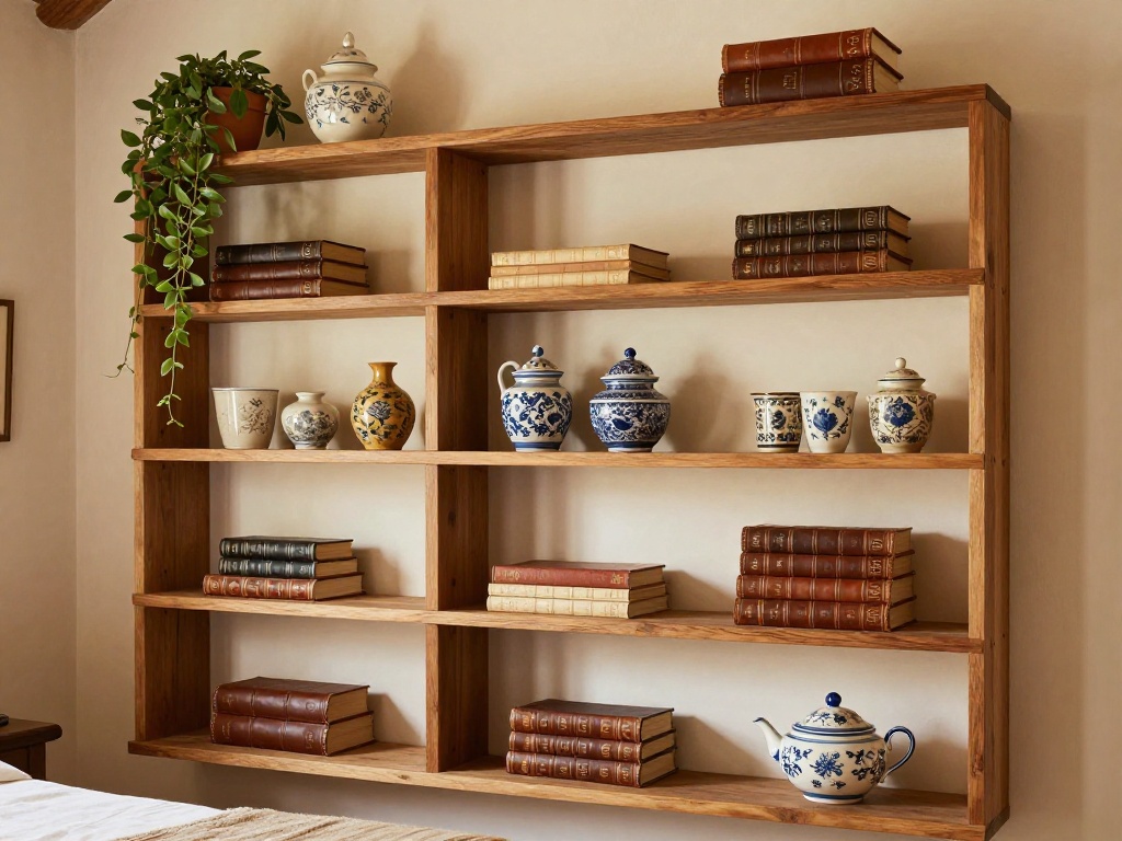Open Shelving Display