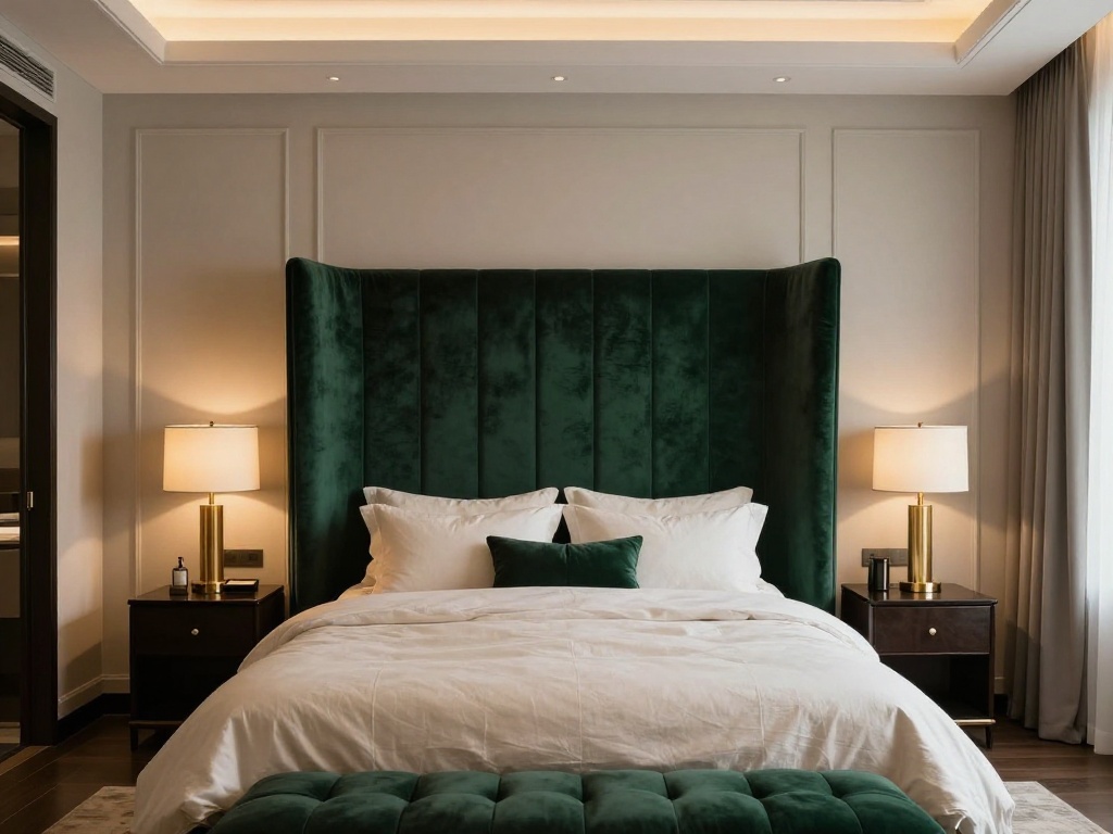 Elegant Bedroom Ideas For Small Rooms With A Statement Headboard