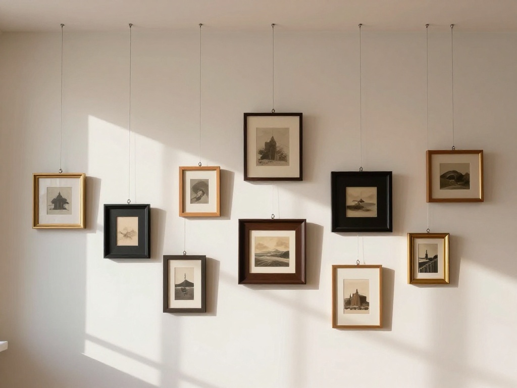 Art Hung From The Ceiling