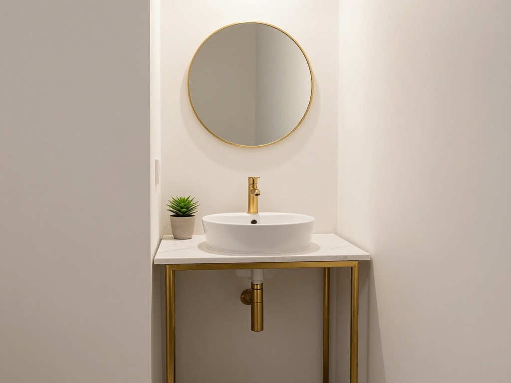 Narrow Console Vanity For Awkward Spaces