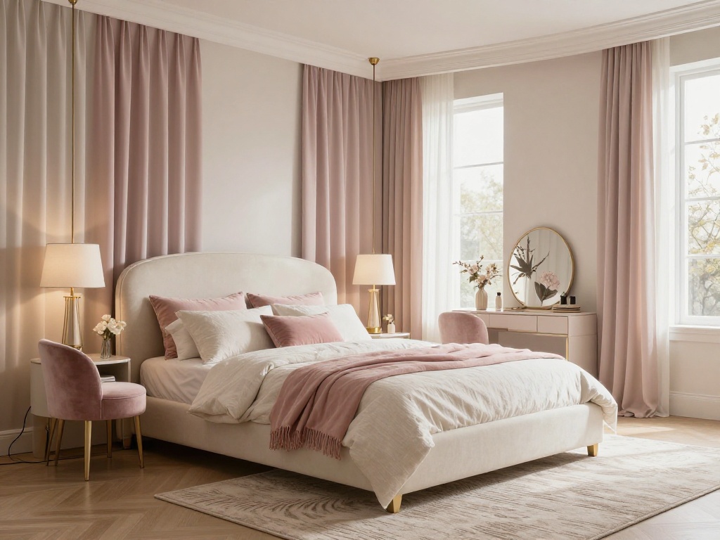 Bedroom Decorating Ideas For A Single Woman With Soft Details