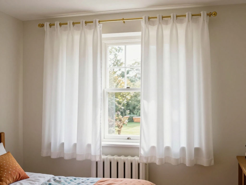 Layered Roman Shades and Drapes