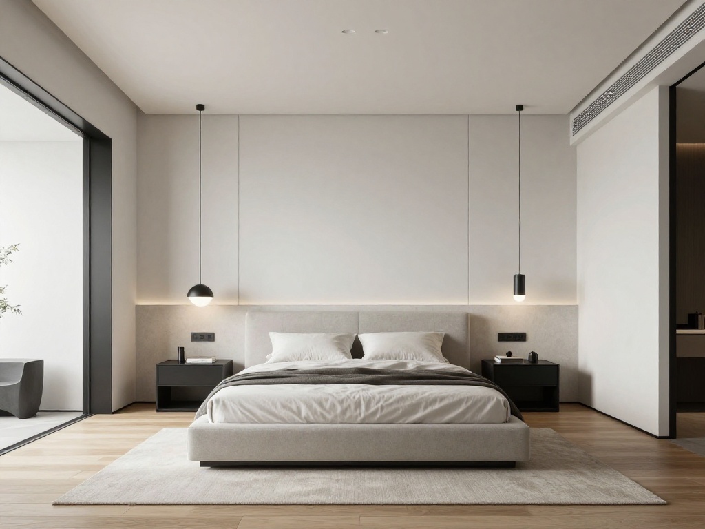 Modern Chic Bedroom With Clean Lines