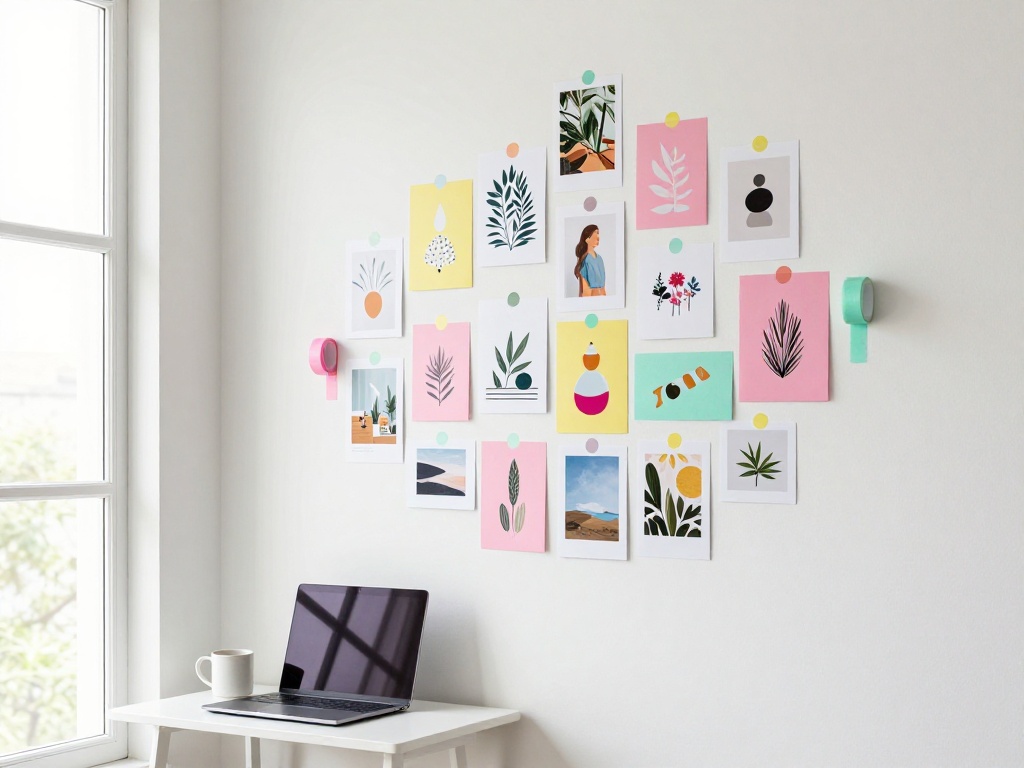 The Washi Tape Temporary Wall