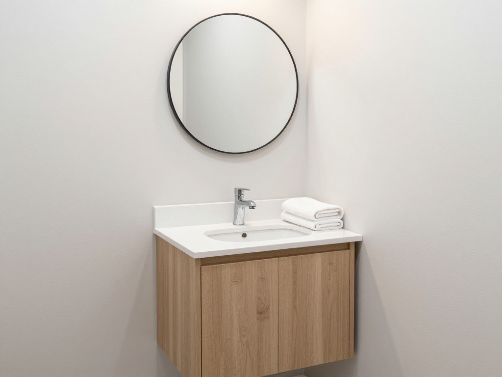 Corner Vanity For Awkward Angles