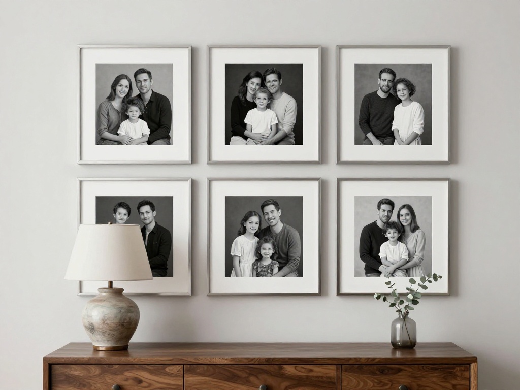 The Black-and-White Photo Grid