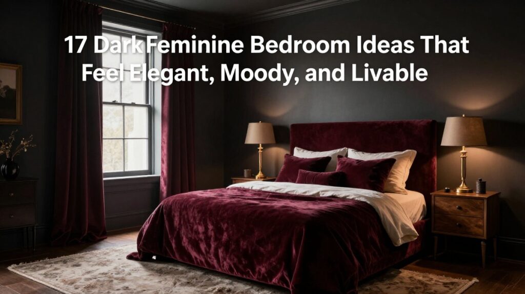 Dark Feminine Bedroom Ideas